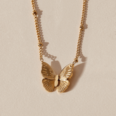 Gold Butterfly Necklace